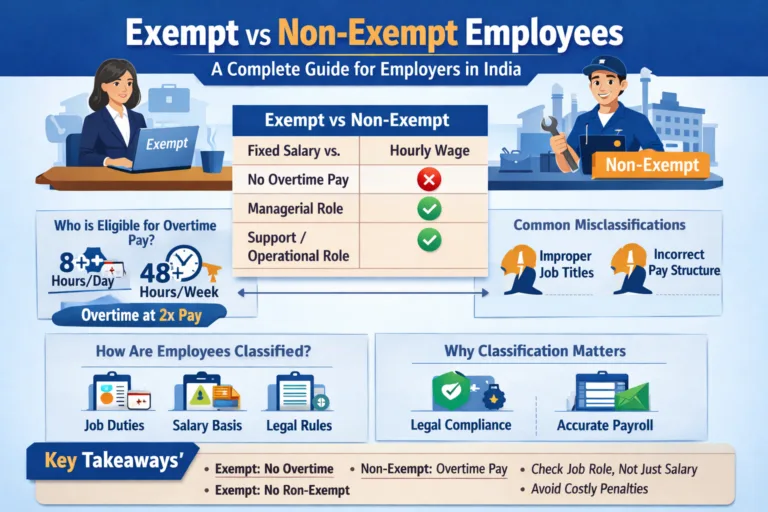 exempted and non exempted